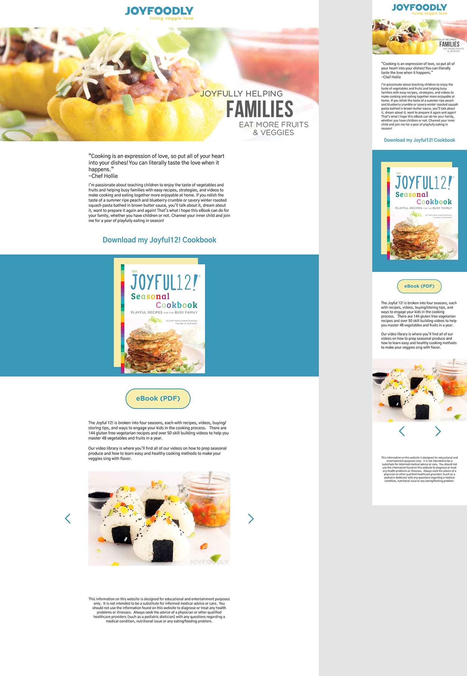 Joyfoodly prototypes