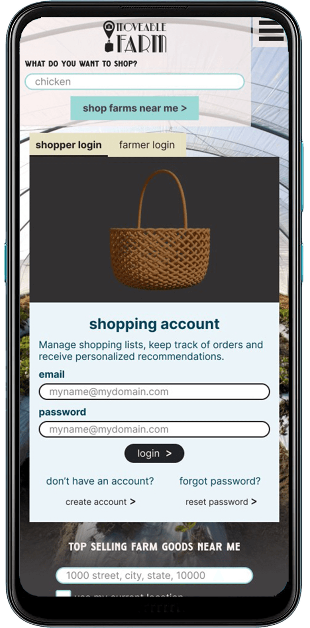 Art in Tech Services mobile prototype