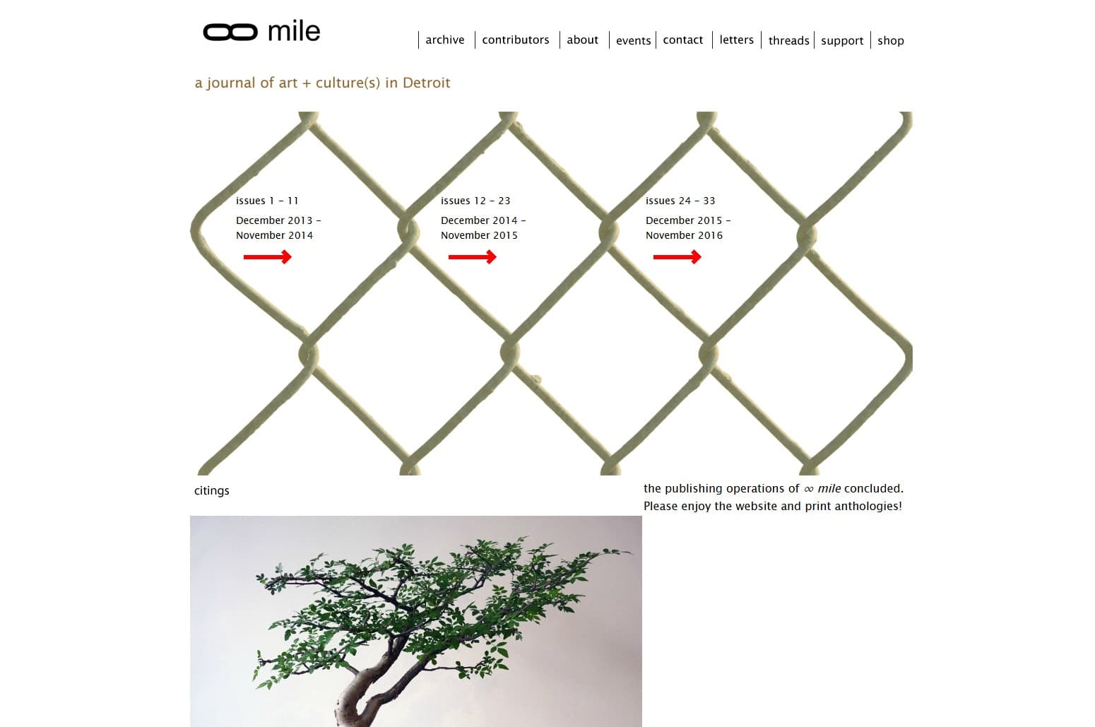 Infinite Mile website screenshot